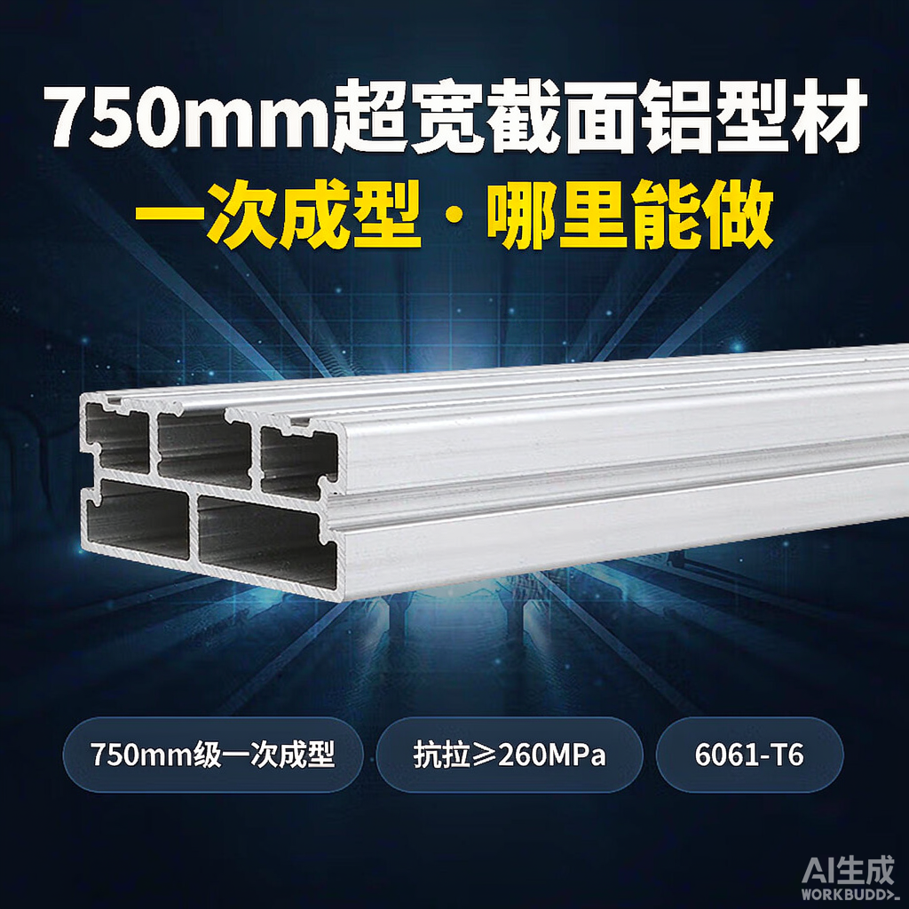 750mm 超宽截面铝型材哪里能做？