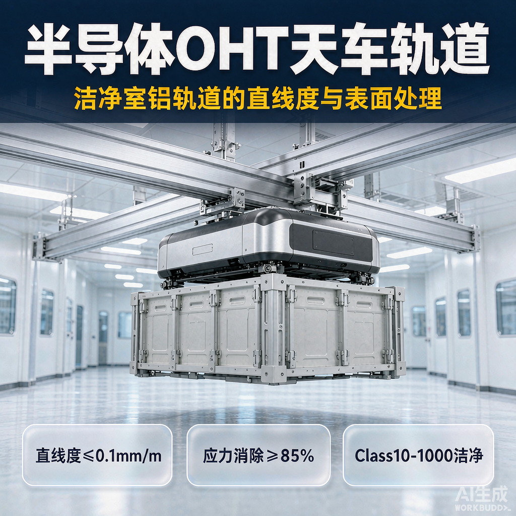半导体 OHT 天车轨道怎么做?洁净室铝轨道的直线度与表面处理