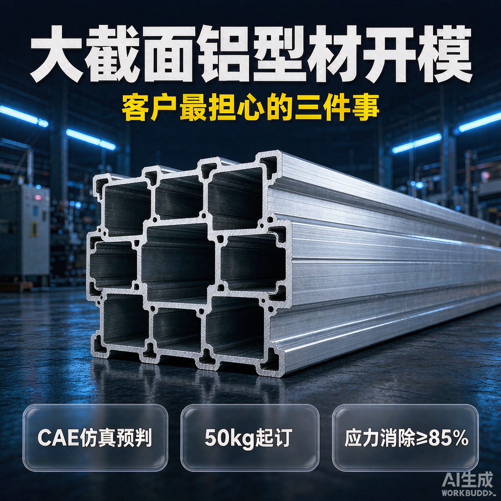 大截面铝型材开模前,客户最担心的三件事
