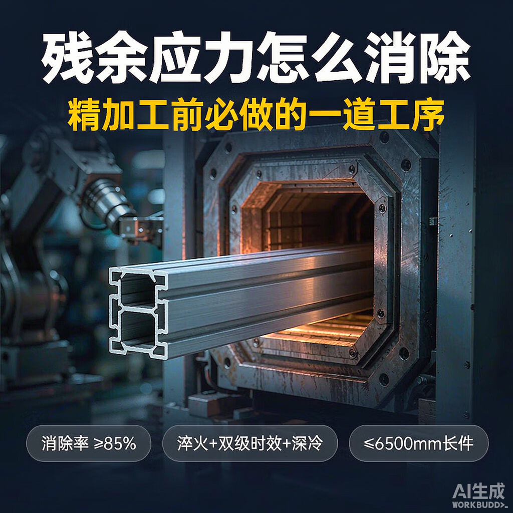铝型材残余应力怎么消除?为什么精加工前必须做?