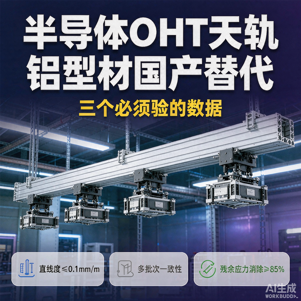 半导体 OHT 天轨铝型材国产替代:三个必须验的数据